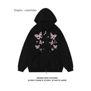 Jayihome conception de sangle d'arc arrière sentiment petite foule pull à capuche doux Cool fille manteau ample tendance