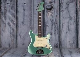 Jazz Strat Mystic Surf Green High Quality ST 6 CONDUCTIONS GUITARE ELECTRICAL CHROME PLADE MARIAL CIDURE8837213