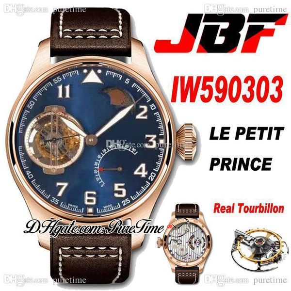 JBF 590303 Constant-Force Tourbillon Remontage Manuel Montre Homme 