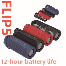 Flip5 luidspreker waterdichte woning buitenklok mini draagbare draadloze bluetooth -luidspreker radio groot met krachtig geluid