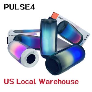 Haut-parleurs Pulse 4, haut-parleur Bluetooth Portable, étanche, éclairage coloré, haut-parleurs sans fil, entrepôt Local