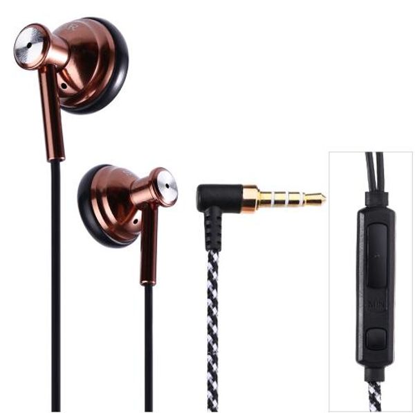 JBMMJ SUR S1636 3.5MM Plug In-ear stéréo écouteurs de musique avec micro pour ordinateur, téléphone Portable, lecteur multimédia Portable, Sport