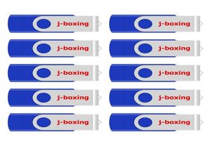 jboxing Blauw 10 STKS 8 GB OTG USB 20 Flash Drive Draaibare Duimdrives Memory Stick Pen Opslag voor Computer Android Smartphone Table7937102