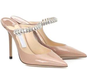 JC Jimmynessity Choo jurk dames feestje slipper bing schoenen pumps luxueuze merken dames hoge hakken kristallen enkelband bruiloft boxeu31578733