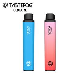 JC Tastefog SQUARE Recargable 3500 bocanadas 5% NIC Cigarrillo electrónico Desechable Vape Pen Pod Dispositivo con 10 colores Venta al por mayor de fábrica En stock