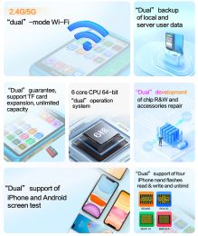 JC V1S Pro EEPROM IC CHIP Lees Write Module voor iPhone 6-15pm Logica Baseband EEPROM IC LEES EN WRITE REPARATION TROOL NO DISMANTLING