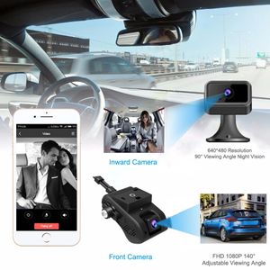 JC400 4G Dash Cam met binnenwaartse camera of achteruitrijcamera Live Video GPS WiFi Remote Monitoring Car DVR Camerarecorder