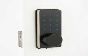 JCBL110 – serrure de porte intelligente Bluetooth pour appartement, avec clavier tactile numérique, application TTlock, déverrouillage à distance pour porte en bois 9043822