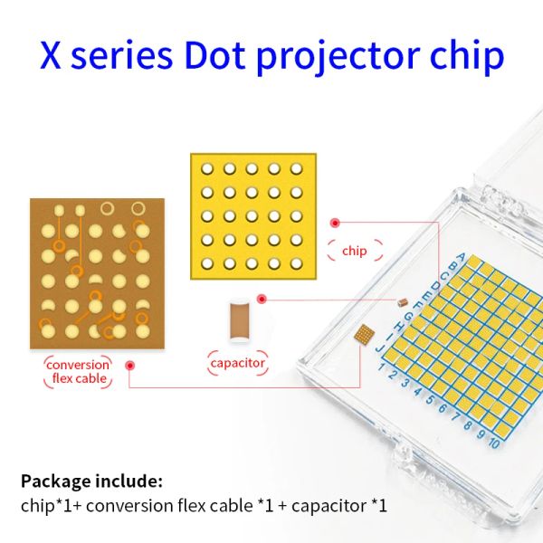 Câble de matrice JCID JC Dot pour iPhone X-13pm Projecteur DOT LIRE ÉCRIRE DOT Matrix Face ID RÉPARATION Câble flexible