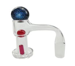 Jcvap Glazen waterpijpen Accessoires Mannelijke lasterp Slurper Quartz Banger met 22 mm glazen marmeren bal Ruby Pearls Pillar Ritszak Dab R6959978