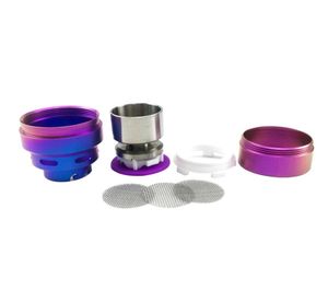 JCVAP ICA Dry Herb Indiglow Rainbow Chamber pour le tabagisme Accesssories Puff Peak Pro Rebuildable Atomizer Dab Rig Wax Vaporizer JC019561933