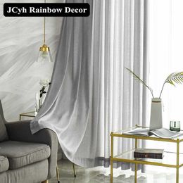 JCyh Super Doux Moderne Tulle Rideau Pour Salon Chambre Brindille Voile Sheer Rideau Pour Fenêtre Stores Décor À La Maison Traitement 210712