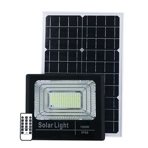 JD Version mise à jour extérieure solaire LED projecteur étanche applique murale avec Indication de charge projecteur pour maison jardin cour