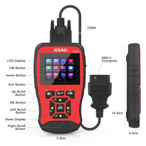 Lecteur de code d'erreur moteur JDiag JD906 OBD2