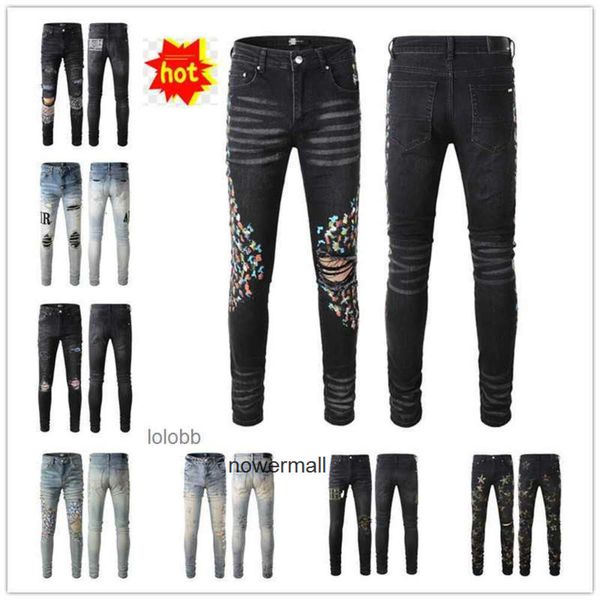 Jean Amari Denim Amirl Man Amirlies Holes Am Biker Amis Designer Imiri Jeans Amiiri Pantalons New Coolguy Arrivals Pant