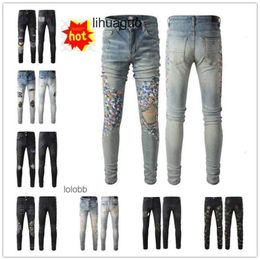 Jean amirirlies Kleding imiri Biker amari Holes amirs AM Broek 2024 Nieuwe Broeken COOLGUY Heren Luxe Man Designer #044 Denim Jeans 914Q