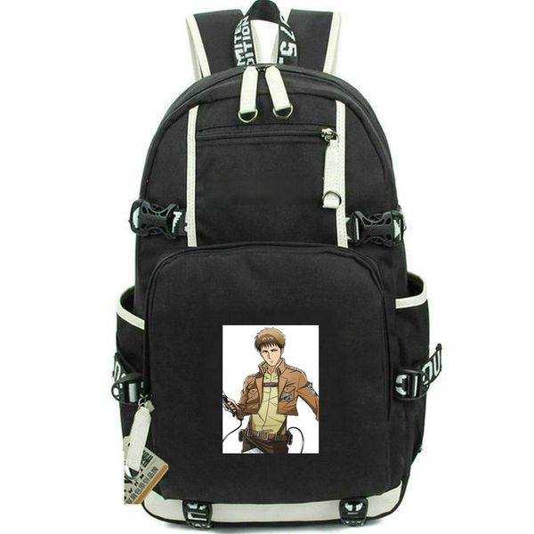 Mochila Jean Kirstein Mochila con imagen Mochila escolar de anime Mochila con estampado de dibujos animados Mochila informal Mochila para computadora