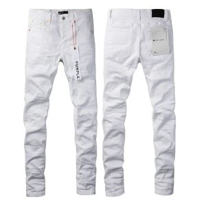 Jeans 2023 Purple Jeans Jeans Men's Jeans Slim Fit Skinny Solid White Denim Pants Streetwear Pants