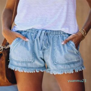Jeans 2024 Zomer Denim Shorts Vrouwen Hoge Taille Jeans Shorts Dames Slim Fit Korte Cargo Jeans voor Vrouwen