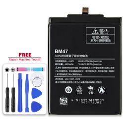 Jeans 4100 MAH Téléphone Batterie BM47 pour Xiaomi Redmi 3 3s Redmi 3 Pro Redmi 4x Batérières de remplacement de haute qualité