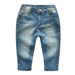 Jeans bebê meninos algodão jeans calças crianças crianças primavera outono mais fino denim causal calças crianças roupas para 2-7 anos de idade 230223