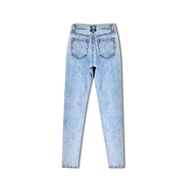 Jeans bf lâche Nouvelles femmes jeans hauts hauts de la taille de la cheville neige neige décontractée pantalon hétéro 2023 Valette chaude streetwear nz242