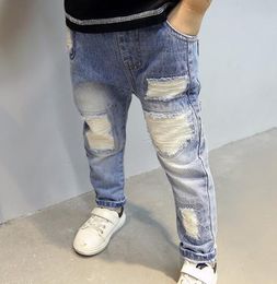 Jeans boy s losse casual lente boy broek kinderen s mode kinderkleding 4 14 jaar oude jongens denim broek 230224