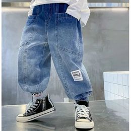 Jeans Niños Niñas Cool Jeans Pantalones de primavera y otoño Pantalones sueltos casuales coreanos Ropa para niños Pantalones de verano 230223