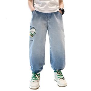 Jeans garçons pantalon ample printemps Denim pantalon pour enfants coréen enfant en bas âge bébé vêtements adolescent Cargo 4 5 8 10 12 14 ans 230616