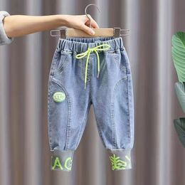 Jeans Jongens Lente Kinderbroek Buitenlandse Stijl Baby- en Herfstbroek Foot Kids Derss 230616