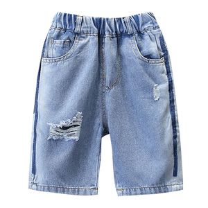 Jeans Boys Summer Jeans Big Hole Jeans Boys Casual Style Children Jeans Ropa para niños de alta calidad 230413