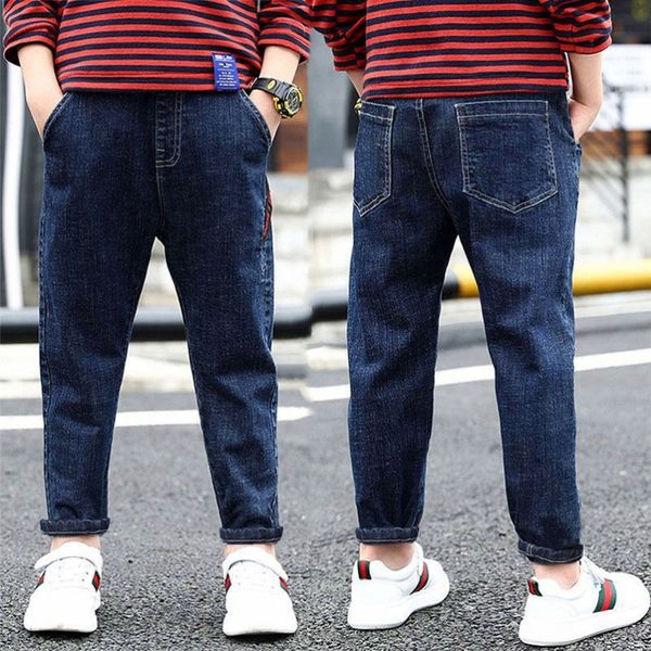 Jeans Brand Boys Jeans casuales Versátiles de mezclilla versátiles de mezclilla