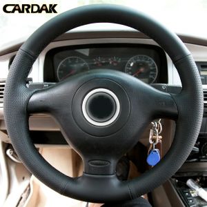 Jeans Cardak Black Artificial Leather Wheel Cover For Golf 4 19982004 Passat B5 19962005 Polo Seat Leon