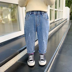 Jeans Casual Spring herfst jeans broek jongens kinderen broeken kinderen kleding tieners formeel buiten hoge kwaliteit 230223
