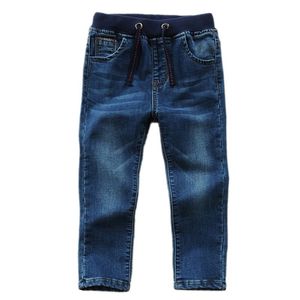 Jeans Jeans pour enfants Taille élastique Design de marque de mode Jeans décontractés pour enfants Jeunes garçons de 2 à 14 ans Porter FM034 230406