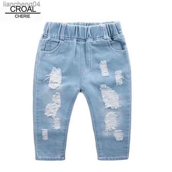 Jeans CROAL CHERIE Moda Niños Jeans rasgados Niños Jeans para niños Jeans para niñas Pantalones de mezclilla para adolescentes Niños Jeans para niños pequeños Ropa para niños