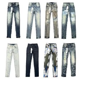 Jeans pantalon denim en denim pour hommes pourpre concepteur jeans de style moto pantalon homme pantalon noir haut de qualité pantalon de survêtement décontracté droit de qualité dessig