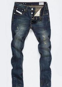 Jeans Designer Hommes Pantalon Skinny Casual Jeans De Luxe Hommes Mode En Détresse Ripped Slim Moto Moto Biker Denim Hip Hop Pantalon 990