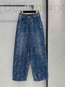Jeans Designer Femmes Pantalon Femme Taille Haute Denim Pantalon Vêtements Bleu Vintage Qualité Mode Droite 2024 4J1H