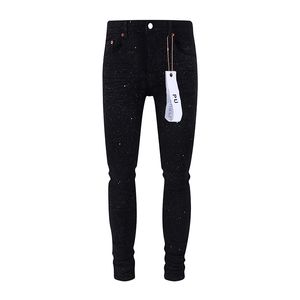 Jeans moto en difficulté Jean Rock Rock Skinny Slim Ripped Hole de qualité supérieure Brand Hip Hop Denim Pants32