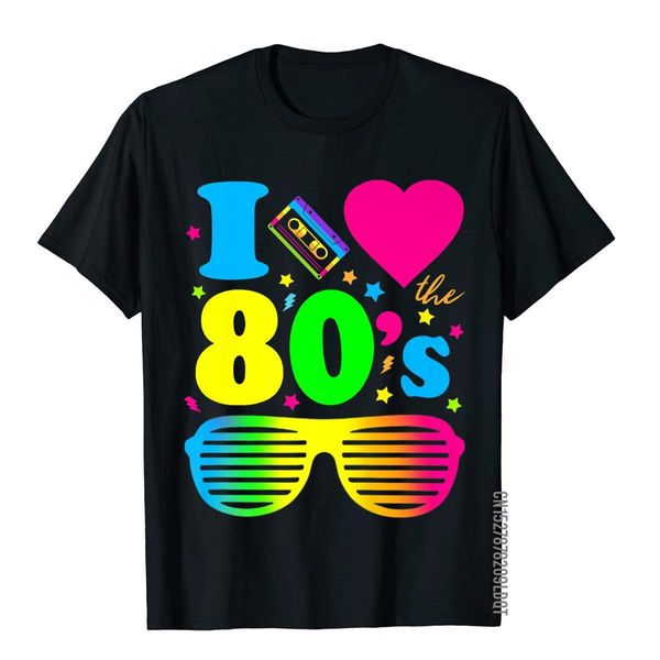 Jeans J'aime les Vêtements des Années 80 pour Femmes et Hommes Fête T-shirt Drôle T-shirt Hauts T-shirts Designer Coton Style Chinois Hommes