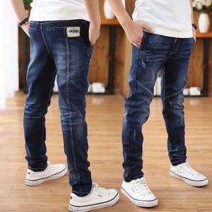 Jeans Enfants Garçons Vêtements De Mode Casual Jeans Longs Pantalon Classique Denim Vêtements Enfants Bébé Pantalon 5-12Y 230413