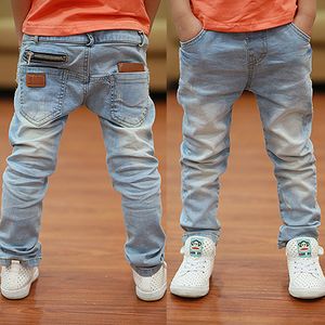 Jeans Enfants pantalons grands garçons Stretch Joker Jeans printemps enfants crayon Leggings automne Denim vêtements pour 2 à 14 ans homme enfant 230418