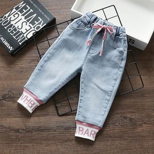 Jeans kinderbroek voor meisjes jeans broek baby broek voorjaar herfstbroek voor kinderen broek kinderkleding 1-6 jaar 230413