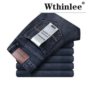 Jeans Men Classical Jean Hoge kwaliteit rechte been mannelijke casual broek plus maat 30-40 katoenen denim broek ROPA HOMBRE 240115