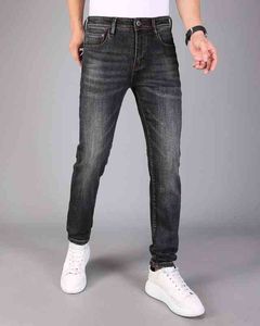 Jeans de marque à la mode pour hommes, Leggings Slim élastiques, petit pantalon droit, haut de gamme, automne et hiver, 2022, 2CIA