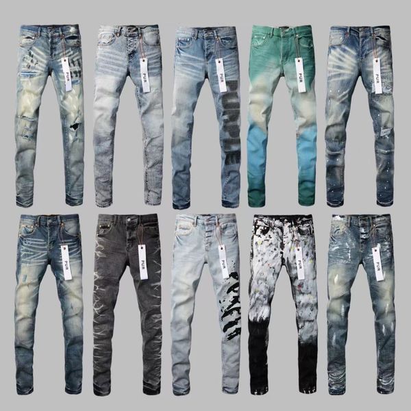 Jeans créateurs de créateurs pour hommes pantalons denim imprimés de jean slim denim de robe de femme décoration décontractée bleu broderie droite salopette imprimée pantalon de survêtement