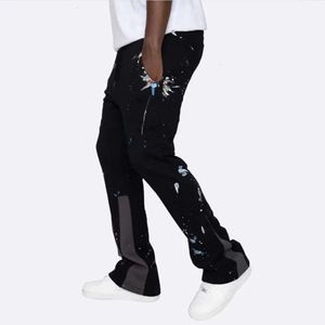 Jeans pantalons de survêtement évasés pour hommes pantalons de survêtement empilés pantalons de haute qualité Joggers Cargo 231117 428