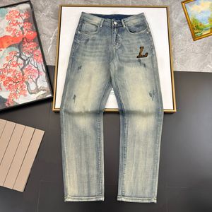 Jeans créatrice de jeans pour hommes en denim brodé pantalon de mode pantalon de mode