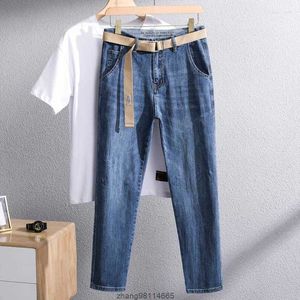 Jeans Men's Men Solid Retro Plus taille 40 42 44 46 48 Haruku Co dans le style coréen Oversize All-Match Fashion Cotton